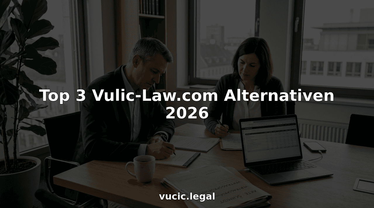 Top 3 Vulic-Law.com Alternativen 2026