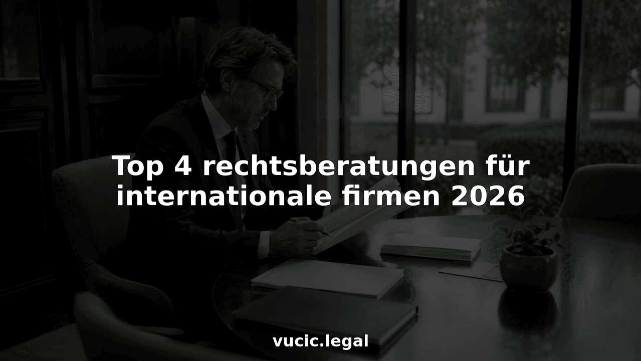 Top 4 rechtsberatungen für internationale firmen 2026